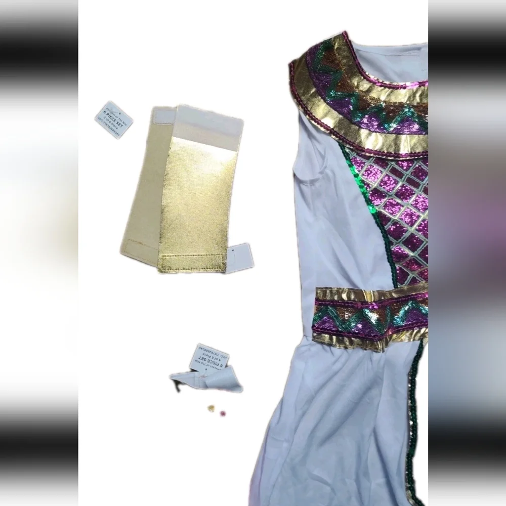 Princess Of The Nile Girls Medium 8-10 Good Mark Halloween Costume